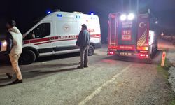 Araç yol kenarına uçtu: 1 yaralı