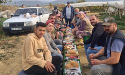 Bağda Emek Veren İşçilere Sürpriz Sofra!