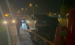 Kaçmak istedi, kaza yaptı: Alkollü aday sürücü yakalandı