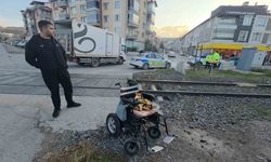 Kütahya’da Akülü Araç Devrildi: Engelli Vatandaşa Hastanede Müdahale