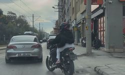 Motosikletin gürültülü egzozu vatandaşları rahatsız etti