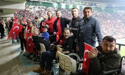 Osmangazi Belediyesi engellilere maç sevinci yaşattı