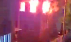 Kütahya'da apartman yandı, beş kişi mahsur kaldı