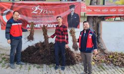 Domaniç'te çiftçilere binlerce ahududu fidanı dağıtıldı