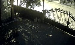 4.5 büyüklüğündeki deprem anı kamerada