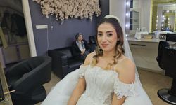 Talihsiz gelin, kuaförde depreme yakalandı