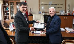 Belediye Başkanı Kahveci'den, ASKF Başkanı Cengiz'e ziyaret