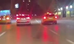 Taksiciler, korsan taksiciyi dakikalarca kovaladı
