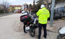 Bilecik'te motosiklet ve ATV sürücülerine yönelik denetim