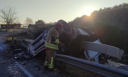 Direksiyon Hakimiyetini Kaybetti, Tır Yoldan Çıktı