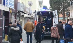 Hamamda yere düşen vatandaş hastanelik oldu