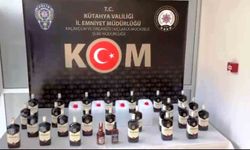 Kütahya’da 41 Litre Kaçak İçki Ele Geçirildi