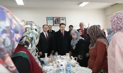 Vali Işın, Kursiyerlerin Çalışmalarını Yerinde İnceledi