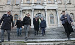 Vali Musa Işın, Kütahya Lisesi'nde restorasyon çalışmalarını inceledi