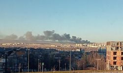 Kütahya'da şantiye alev alev yandı