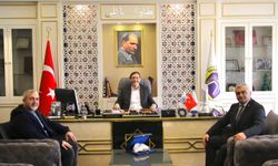 Etibor Emet İşletme Müdür Yardımcısı Savaş'tan, Başkan Derin'e ziyaret