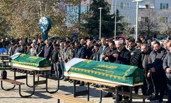 Katlettiği kızıyla birlikte toprağa verildi