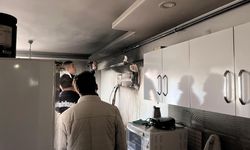 Klima yangın çıkardı, itfaiye seferber oldu