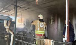 Müstakil ev alevler içinde kaldı