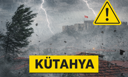 Kütahya İçin Sarı Kodlu Uyarı! Çatı uçabilir, ağaçlar devrilebilir!