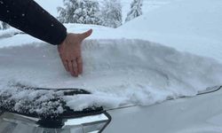 25 Santim Kar Yağdı, Mahalle Yolları Kapandı