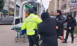 Kütahya'da cadde üzerinde kanlı kaza: 1 yaralı