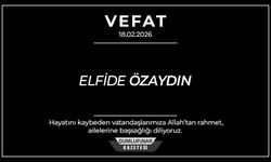 Kütahya’da Elfide Özaydın vefat etti: Cenaze bugün köyünde defnedilecek