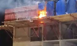 Emet’te şantiyede yangın: Ekipler hızla müdahale etti