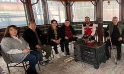 Huzurevinde sucuk-ekmek etkinliğiyle gönüller ısındı