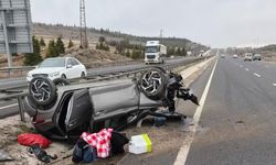 Kontrolden çıkan araç kazaya karıştı: 2 yaralı