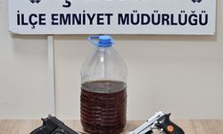 Polis denetiminde şok bulgu: İş yerinden silah çıktı