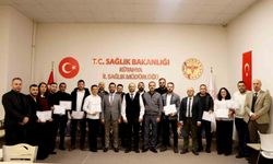 Tütünle mücadelede örnek başarı: 11 sağlık personeline belge