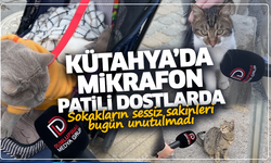 Kütahya’da mikrafon patili dostlarda