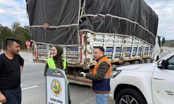 Tavşanlı’da orman emvali taşıyan araçlar denetlendi