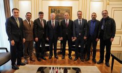 Başkan Kahveci, şehirler arası işbirliği için Mansur Yavaş ile görüştü