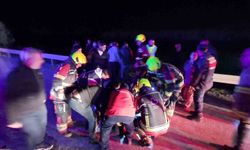 Kontrolden çıkan otomobil şarampole uçtu: 1 ölü, 5 yaralı