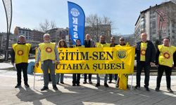 Eğitim Sen Kütahya Şubesi'nden çağrı: ''Okullarda Şiddete Artık Yeter''