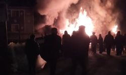 Kütahya'da Korku Dolu Dakikalar! Samanlık Küle Döndü