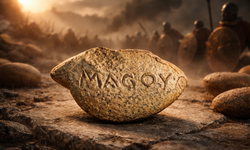 İsrail’de 2100 yıllık “Dersini al!” mesajlı savaş taşı bulundu