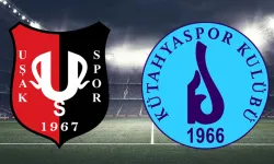 Kütahyaspor – Uşakspor maçında ilk yarı 1-1 bitti