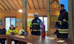 Gediz'de facianın yıl dönümünde afet bilinci güçleniyor: Yangın eğitimi verildi!