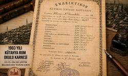 Kütahya’da 123 yıllık karne bulundu