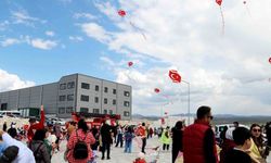 Kütahya OSB’de uçurtma etkinliği: Gökyüzü adeta tuvale döndü