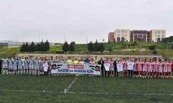 Üniversiteli sporculardan Filistin ve Gazze'ye özgürlük etkinliği