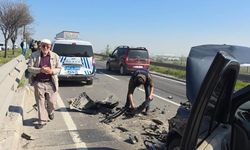 Kütahya'da zincirleme kabus: Polis aracı dahil 5 otomobil birbirine girdi