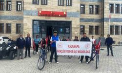 Aslanapa’da pedallar sağlıklı yaşam için çevrildi