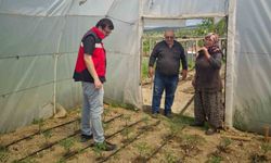 Hisarcık’ta çiftçilere verimli sebze üretiminin püf noktaları anlatıldı