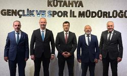 Ak Parti heyetinden, Kütahya Gençlik ve Spor İl Müdürlüğü'ne ziyaret
