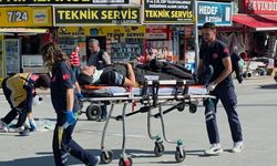 Kütahya'da korkunç kaza sürücüyü hastanelik etti