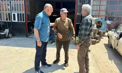 Hisarcık’ta Başkan Demirtaş, sanayi esnafıyla buluştu